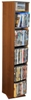 2080 Spinning Media Tower Walnut
