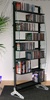 CD Rack-512 Black with Glass