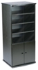 LS Series Audio 5-Shelf Cabinet with Glass Doors